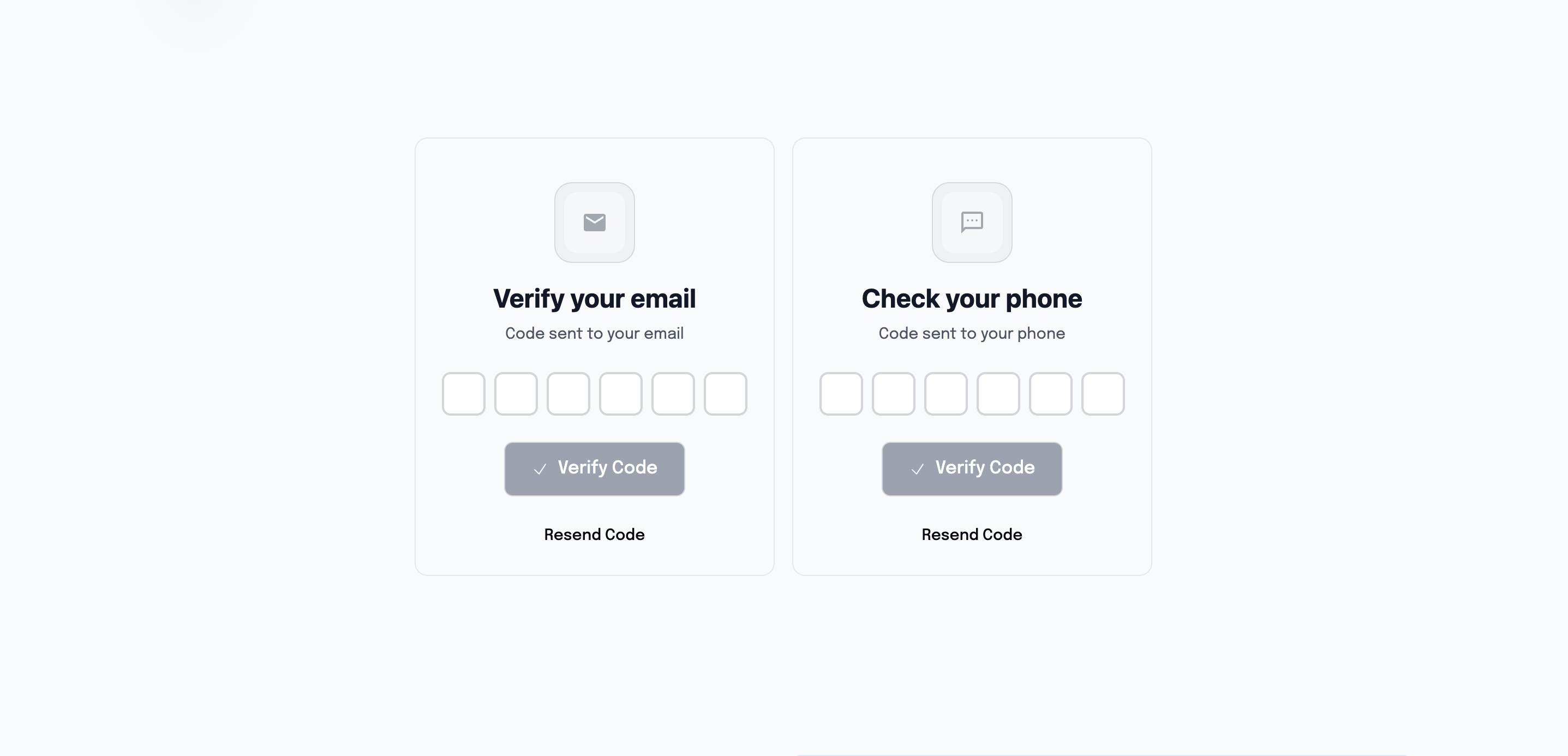 OTP Code Form Component Preview